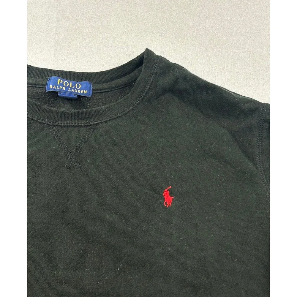 Kids Polo Ralph Lauren Crewneck Sweatshirt Youth Large Black